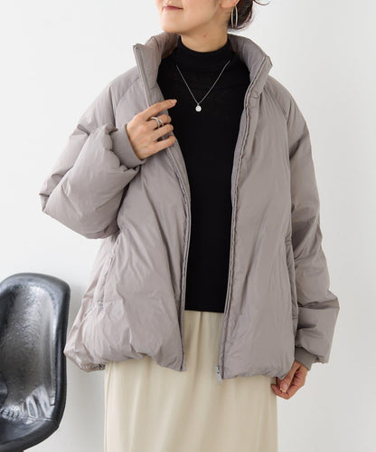 喇叭形羽絨服