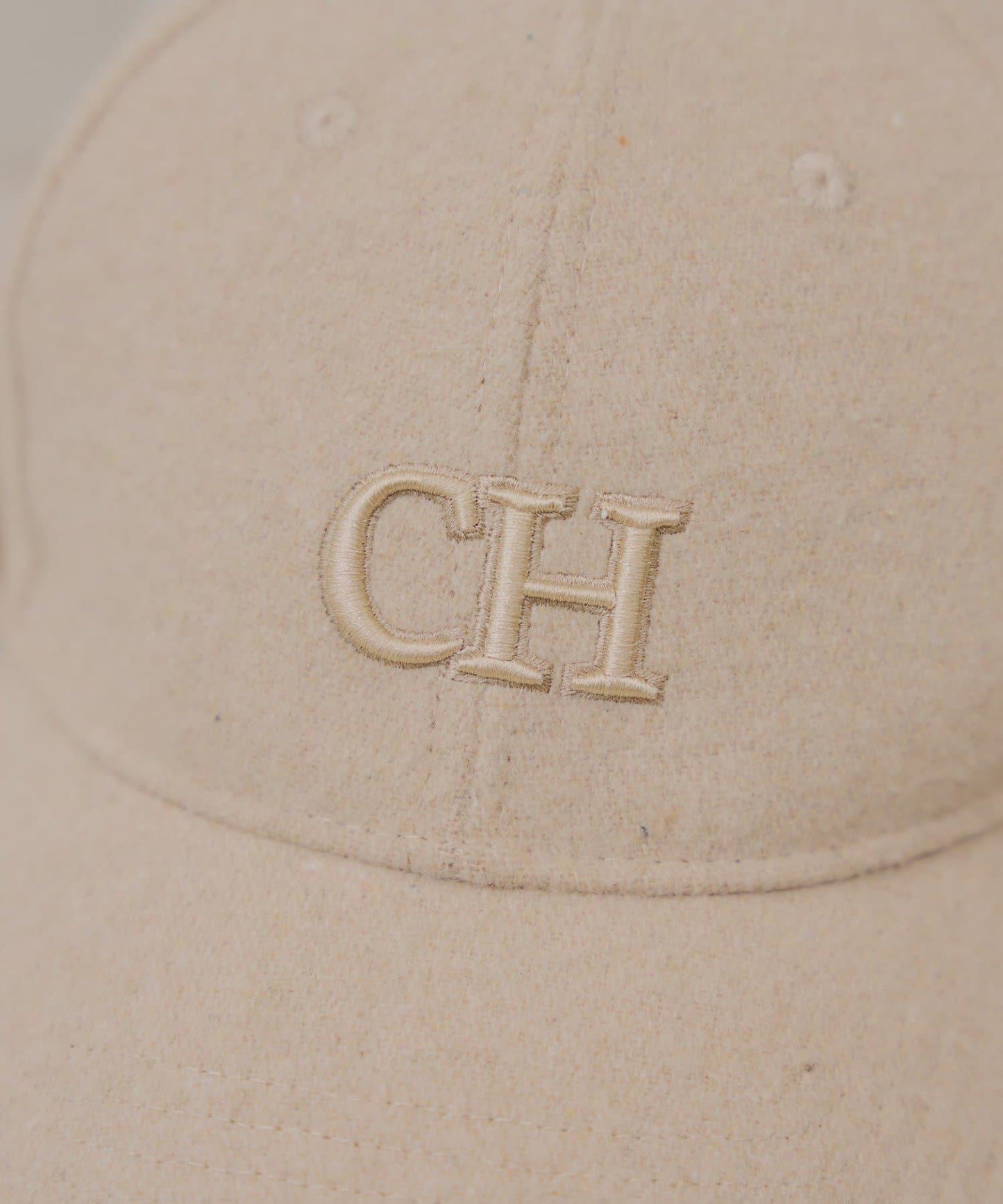 帶毛邊Logo刺繡飛行帽