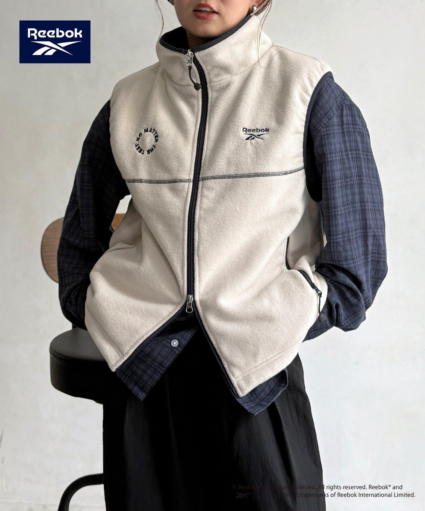 Reebok 抓絨馬甲