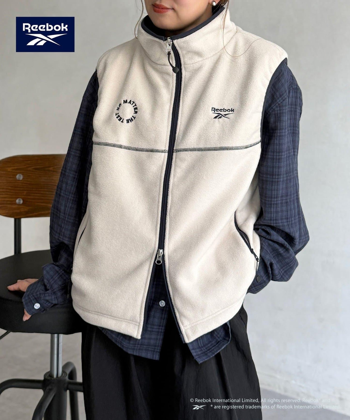 Reebok 抓絨馬甲