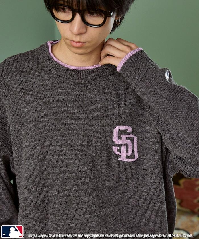 MLB 撞色針織衫