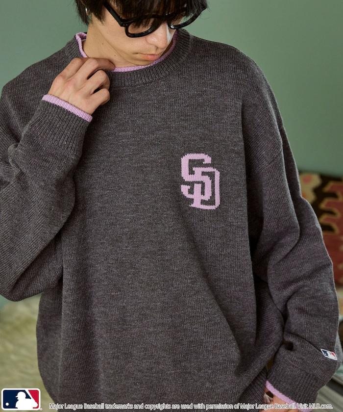 MLB 撞色針織衫