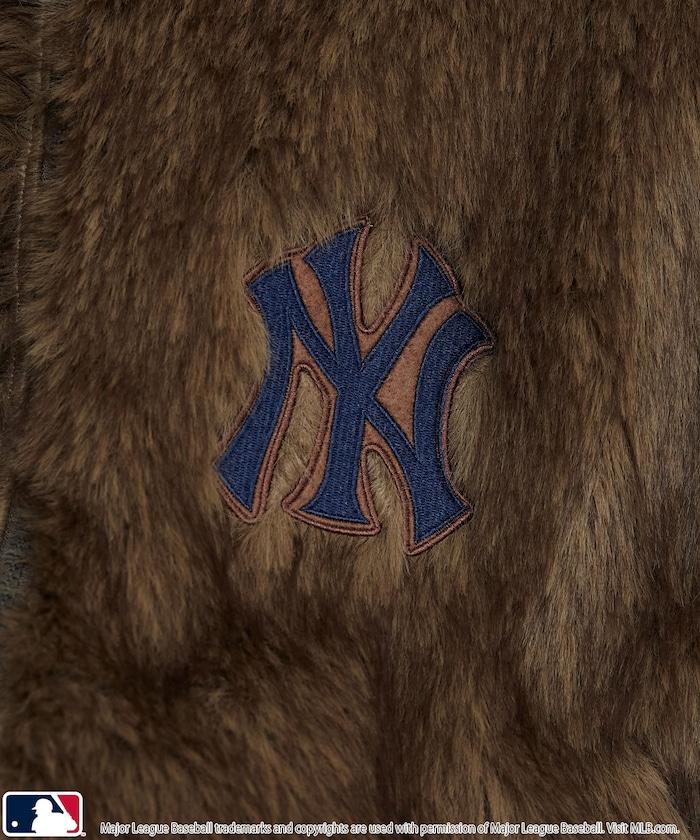 MLB 仿皮草夾克