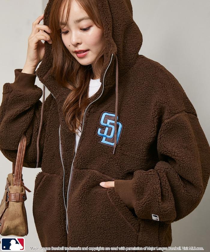 MLB 抓絨連帽衫