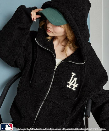 MLB 抓絨連帽衫
