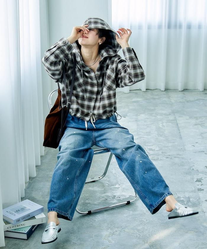 連帽 法蘭絨襯衫
