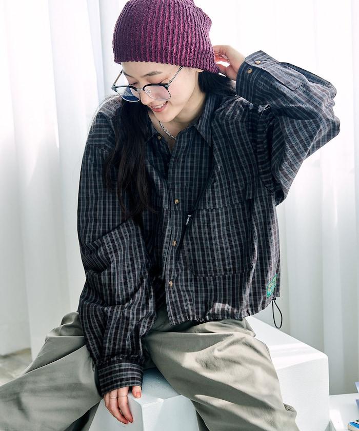 漁夫口袋 長袖襯衫