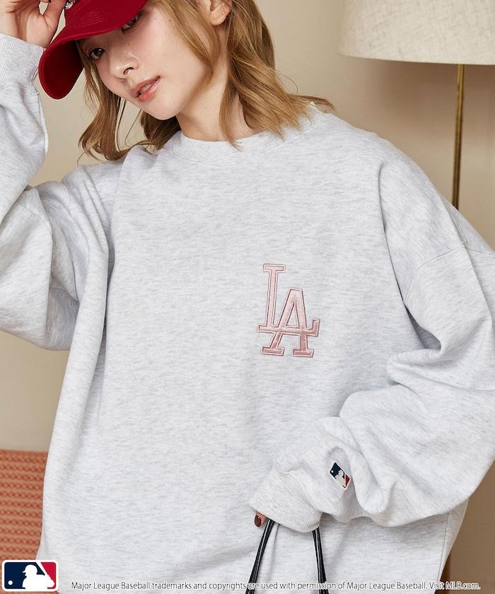 聯名 MLB 裡起毛 クルーネック ロゴ スウェット 限定展開