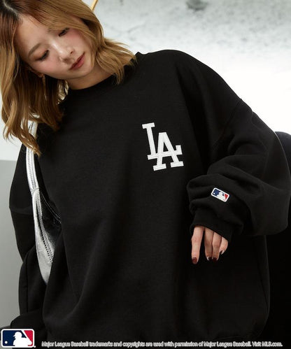 聯名 MLB 裡起毛 クルーネック ロゴ スウェット 限定展開