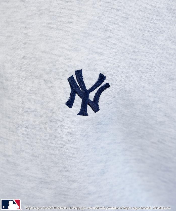 MLB 裡起毛 超寬鬆廓形 刺繡Logo 衛衣 針織套頭衫