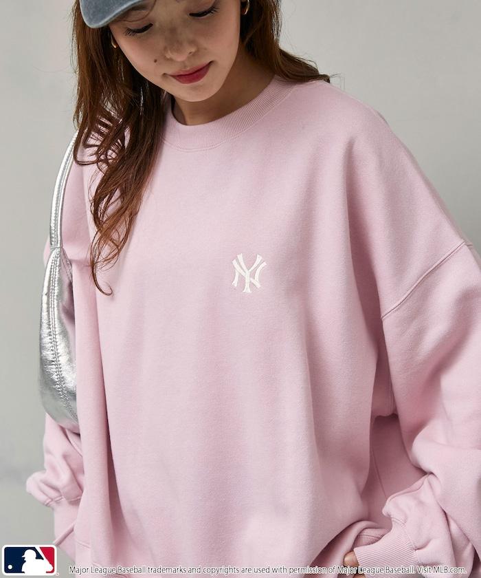 MLB 裡起毛 超寬鬆廓形 刺繡Logo 衛衣 針織套頭衫