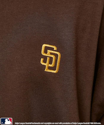 MLB 裡起毛 超寬鬆廓形 刺繡Logo 衛衣 針織套頭衫