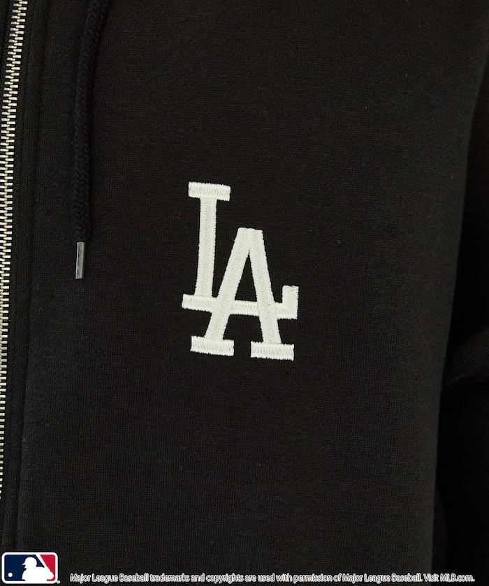 聯名 MLB 加絨拉鍊連帽衛衣 寬鬆款