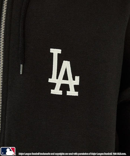 聯名 MLB 加絨拉鍊連帽衛衣 寬鬆款
