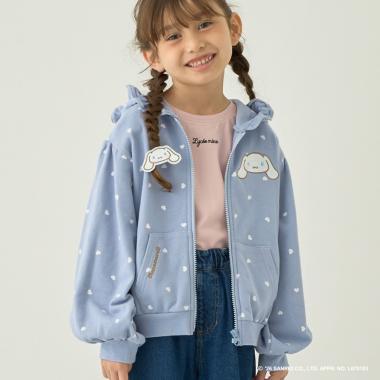 ハロウィン サンリオキャラクターズ（三麗鷗明星） assorted print full zip parka