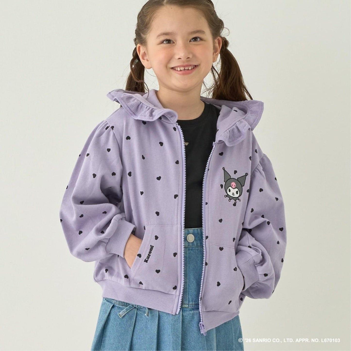 ハロウィン サンリオキャラクターズ（三麗鷗明星） assorted print full zip parka