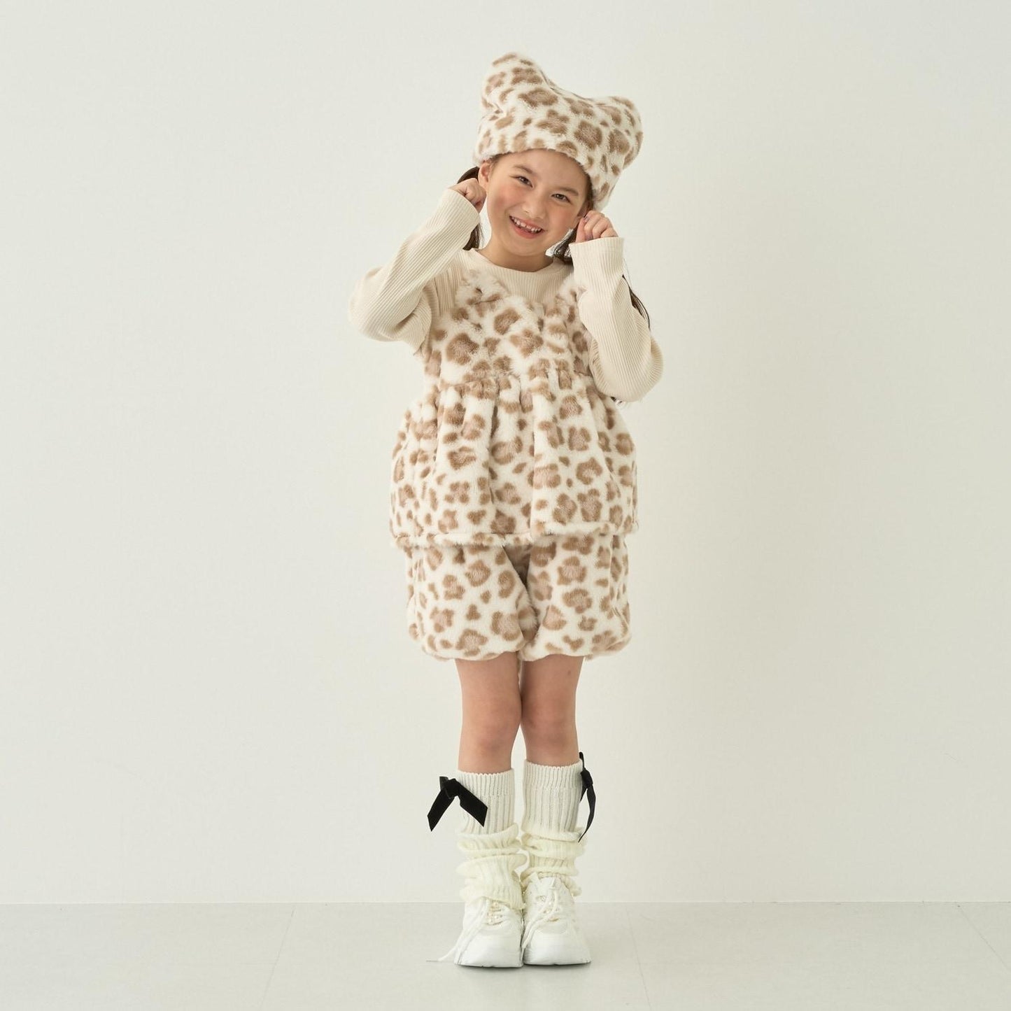 【商品】【ハロウィン】貓咪馬甲上衣·氣球褲套裝