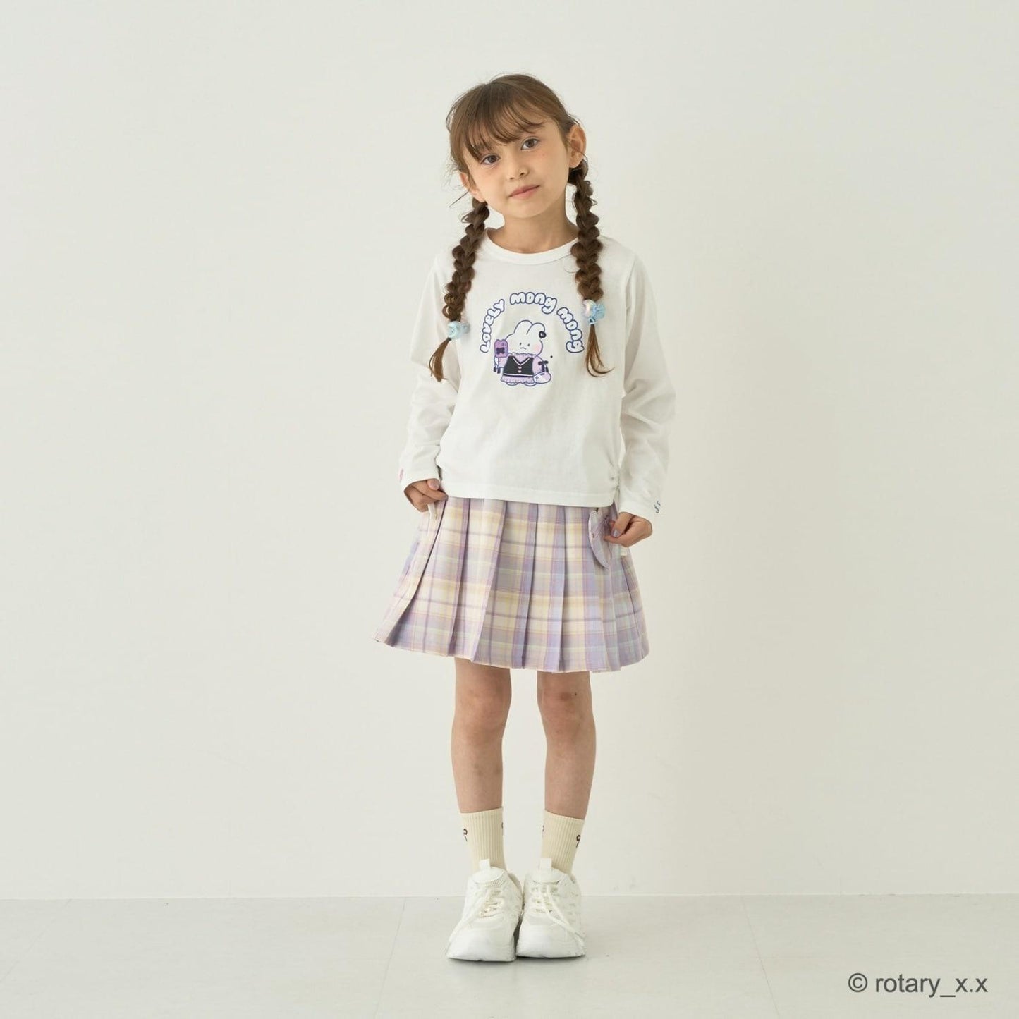 【ハロウィン】ハートポーチ付きチェックプリーツスカート