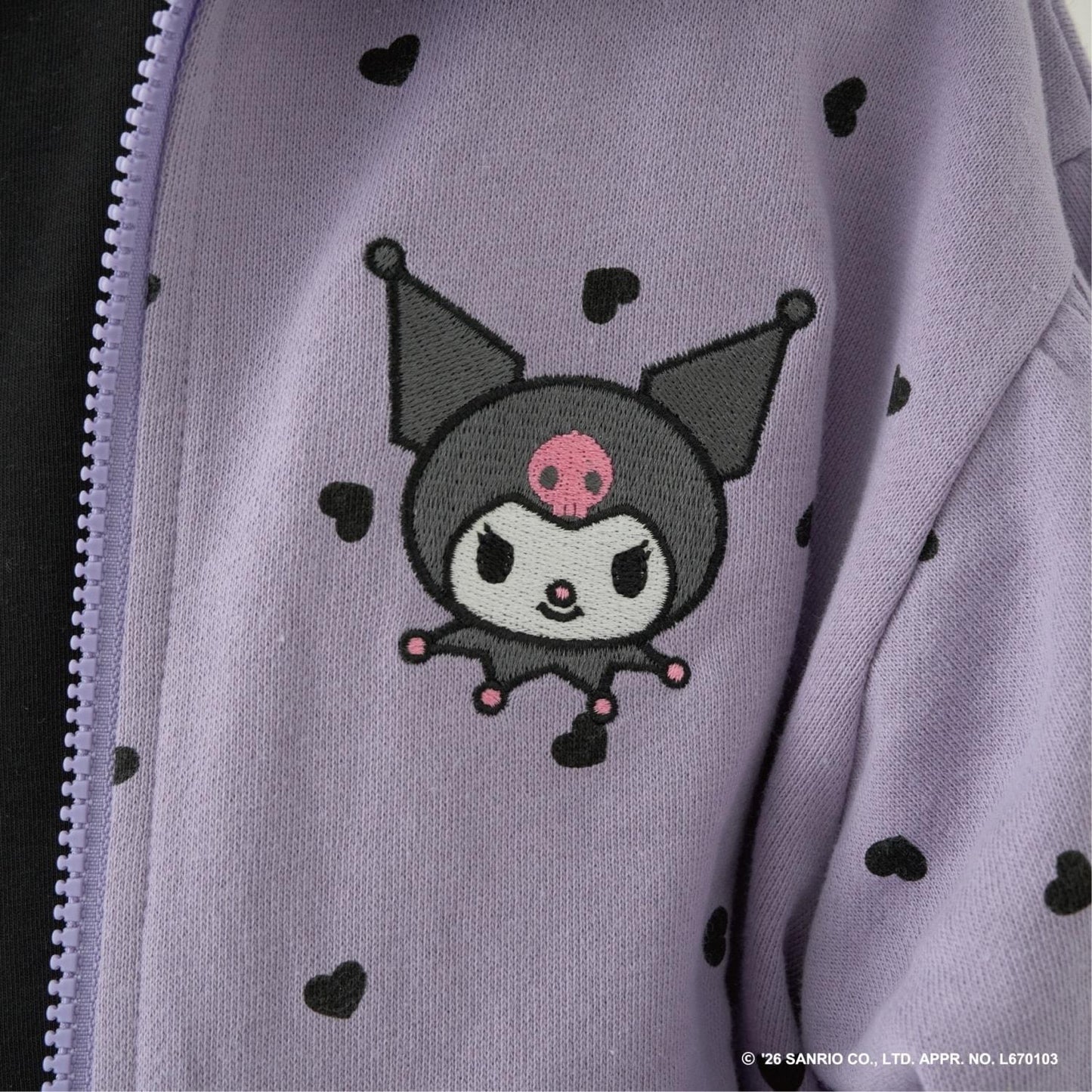 ハロウィン サンリオキャラクターズ（三麗鷗明星） assorted print full zip parka
