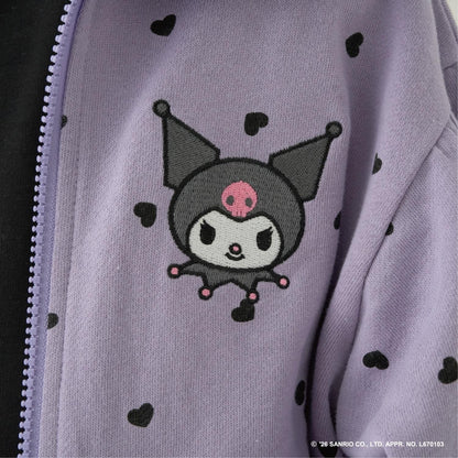 ハロウィン サンリオキャラクターズ（三麗鷗明星） assorted print full zip parka