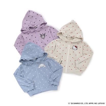 ハロウィン サンリオキャラクターズ（三麗鷗明星） assorted print full zip parka