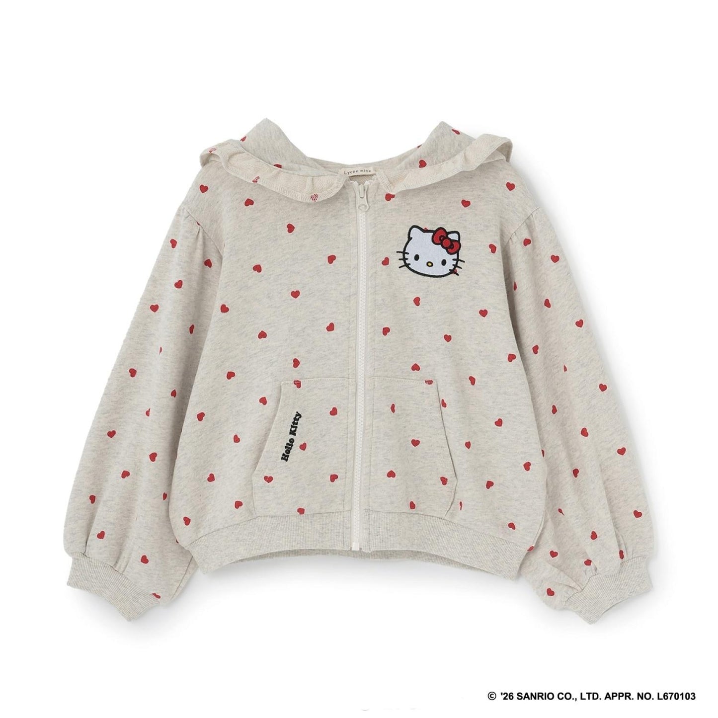 ハロウィン サンリオキャラクターズ（三麗鷗明星） assorted print full zip parka