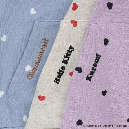 ハロウィン サンリオキャラクターズ（三麗鷗明星） assorted print full zip parka