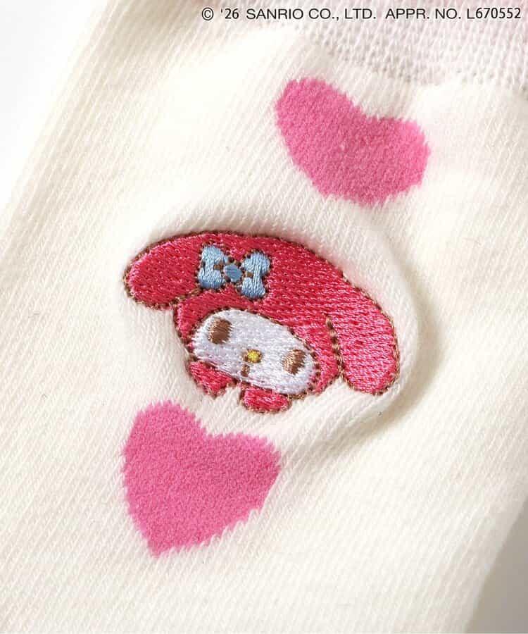 マイメロディ（My Melody）&クロミ（Kuromi）&マイスウィートピアノ（My Sweet Piano） 心形襪子