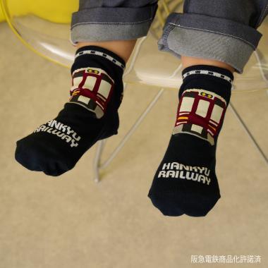 阪急電車（阪急電車） 羅紋短襪 2足套