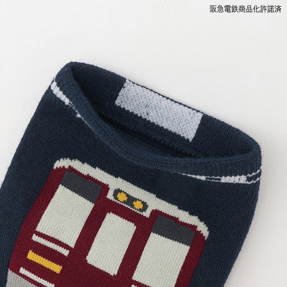 阪急電車（阪急電車） 羅紋短襪 2足套