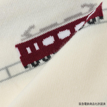 阪急電車（阪急電車） 羅紋短襪 2足套