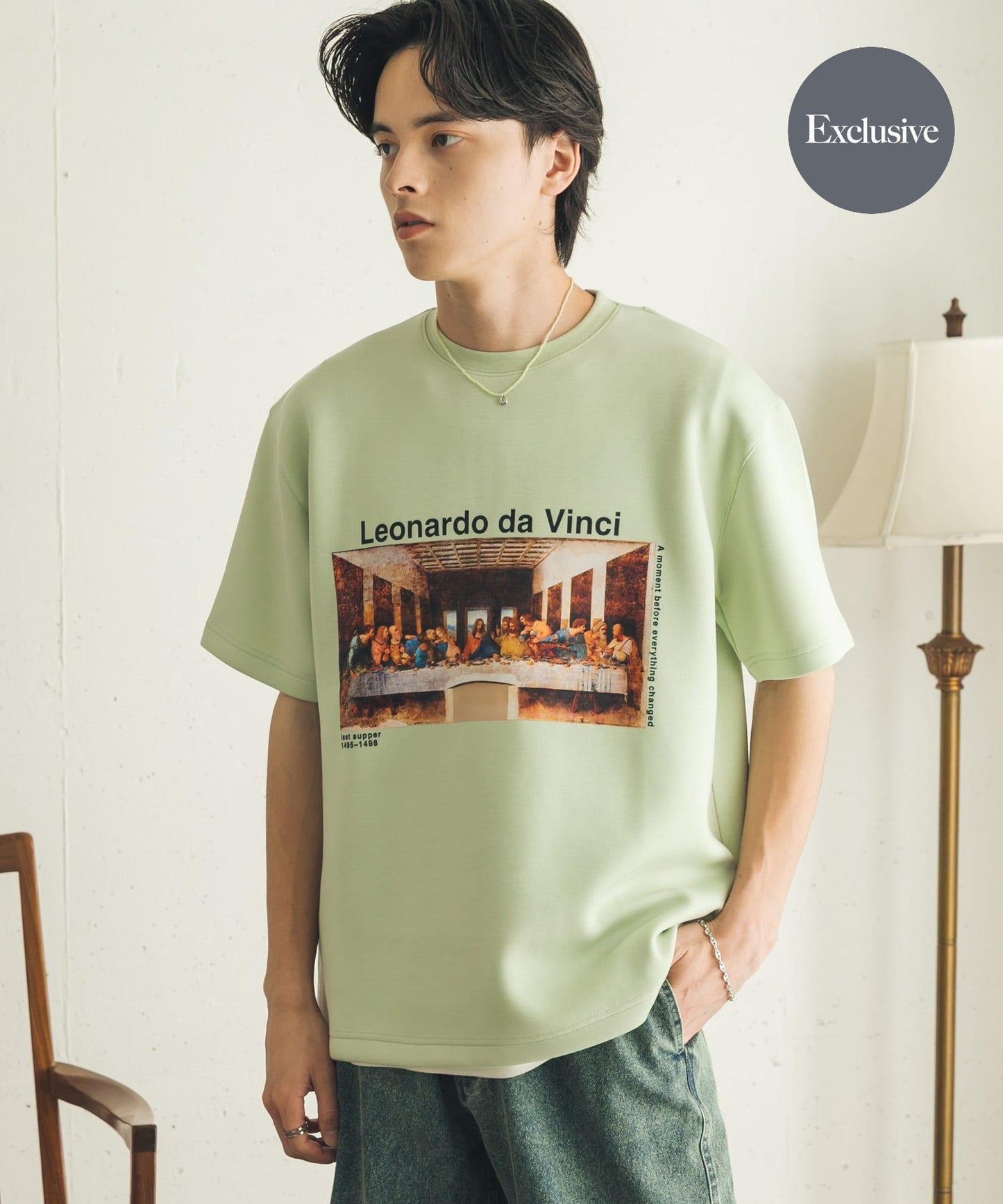 『聯名』『イージーケア/吸水速乾/接觸冷感』ART T-SHIRTS A(davinci)
