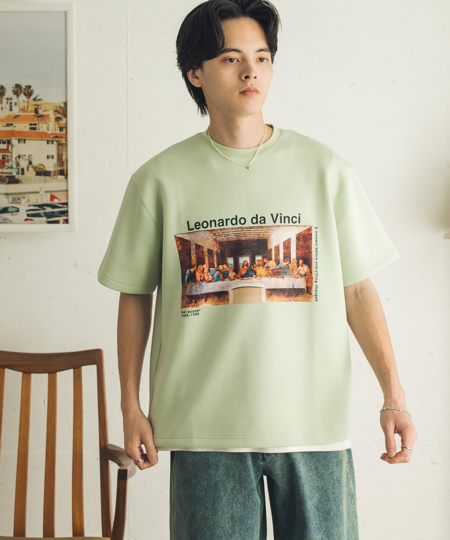 『聯名』『イージーケア/吸水速乾/接觸冷感』ART T-SHIRTS A(davinci)