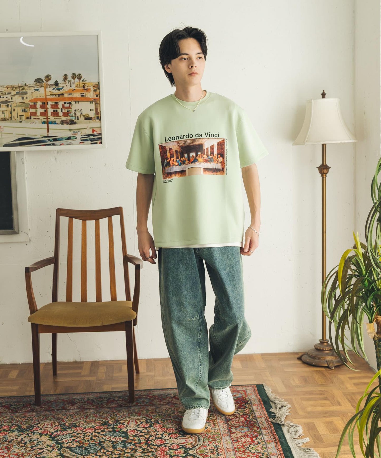 『聯名』『イージーケア/吸水速乾/接觸冷感』ART T-SHIRTS A(davinci)