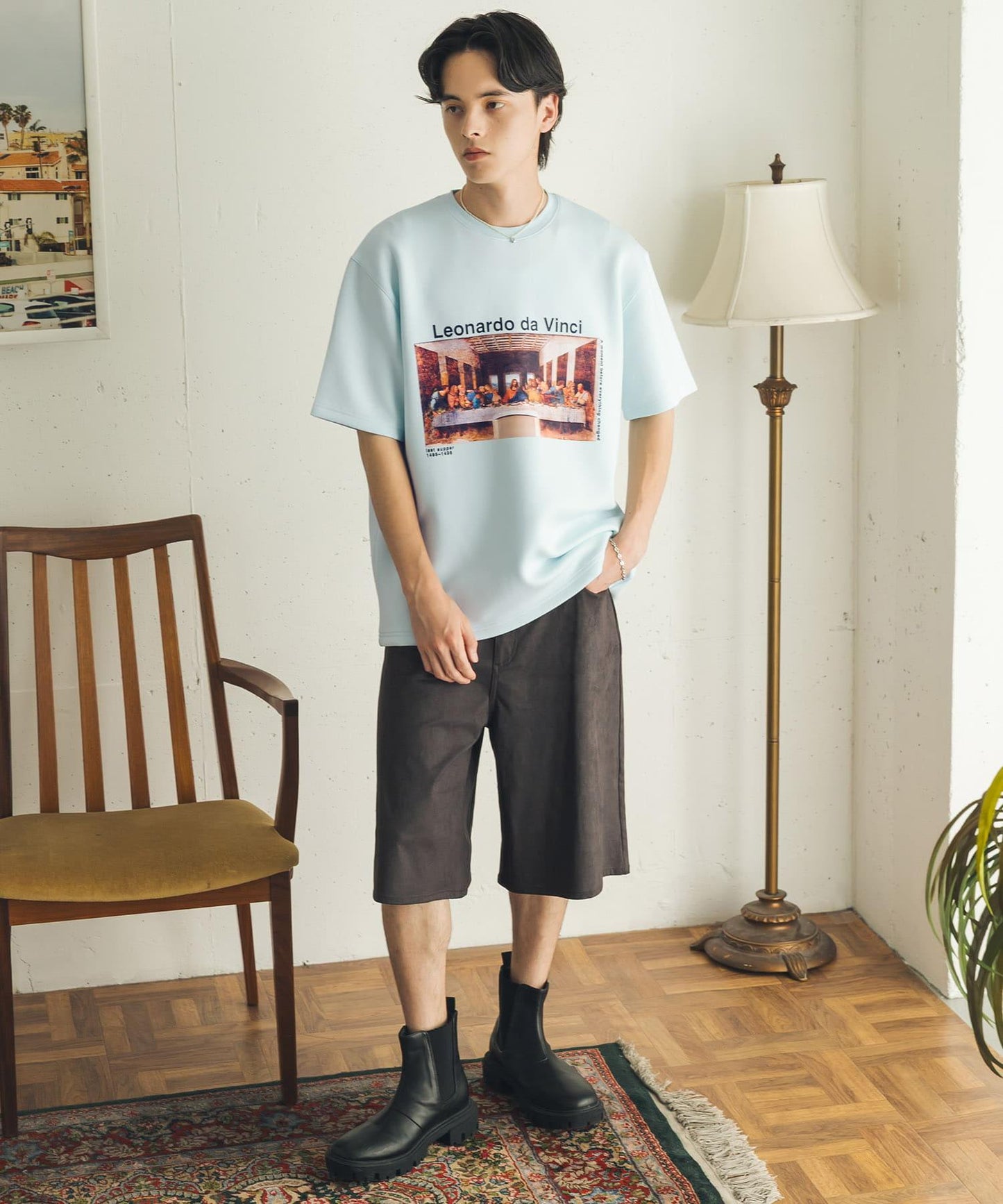 『聯名』『イージーケア/吸水速乾/接觸冷感』ART T-SHIRTS A(davinci)