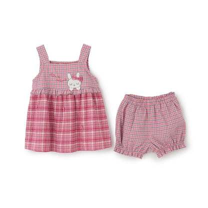 mimiちゃん チェック上下セット