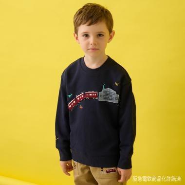 阪急電車（阪急電車） 刺繡衛衣