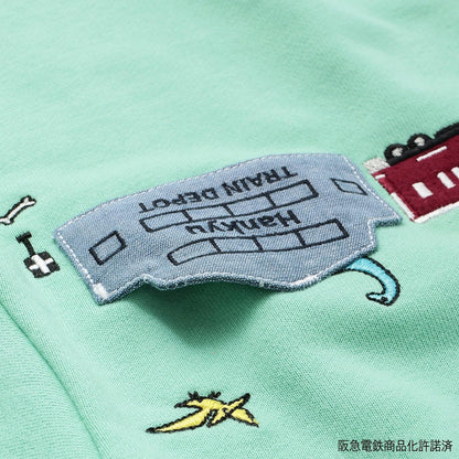 阪急電車（阪急電車） 刺繡衛衣