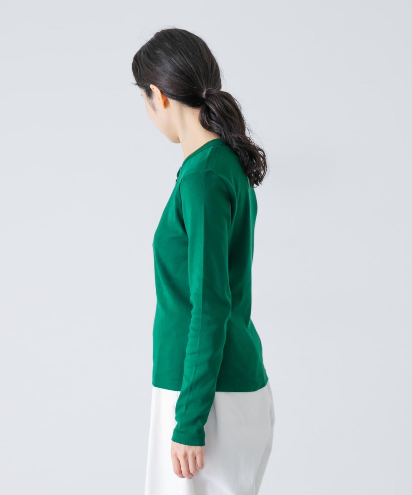 blurhmsROOTSTOCK CLASSIC HENLEY-NECK LONG-SLEEVE