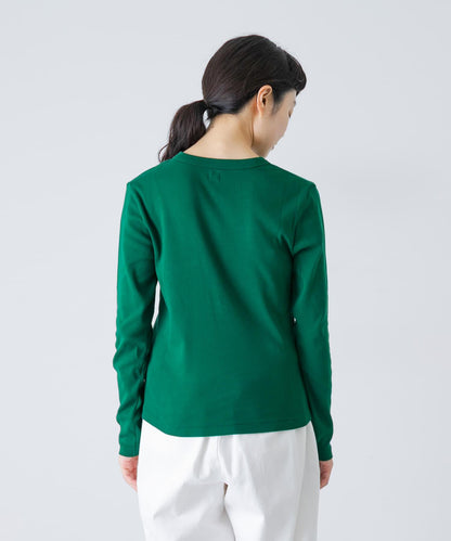 blurhmsROOTSTOCK CLASSIC HENLEY-NECK LONG-SLEEVE