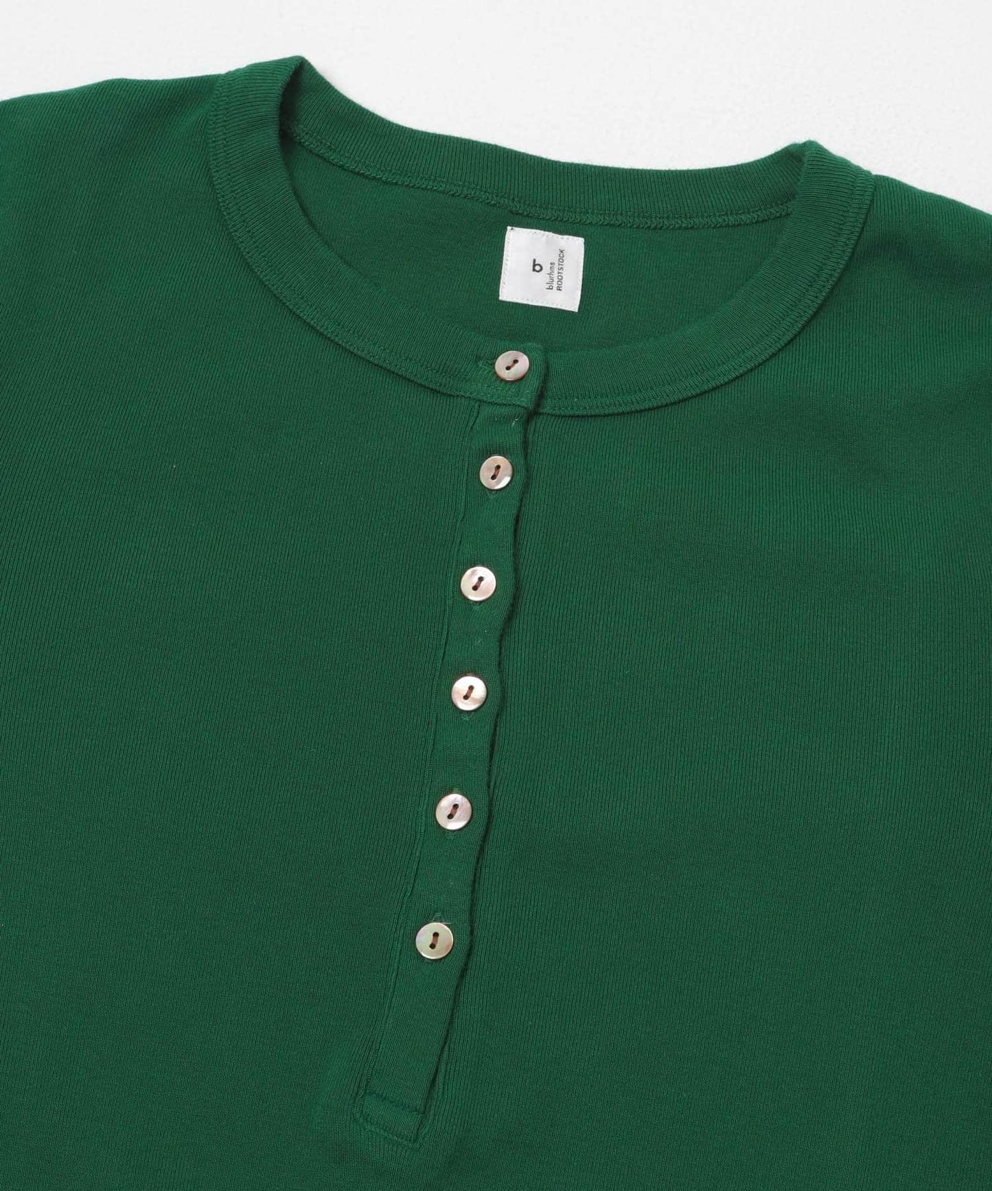 blurhmsROOTSTOCK CLASSIC HENLEY-NECK LONG-SLEEVE