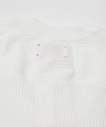 MEYAME OBLONG NECK RIB PULLOVER