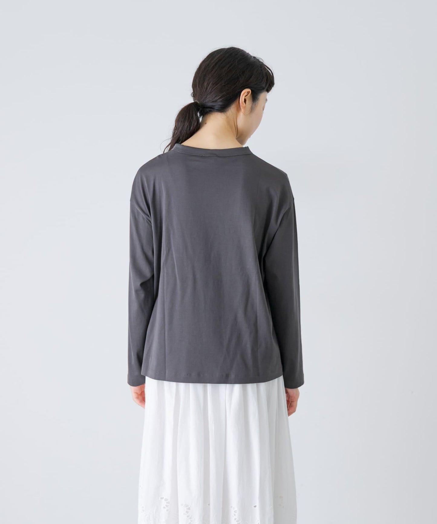 handvaerk BOTTLE NECK LONG-SLEEVE T-SHIRT