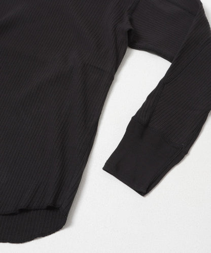 MEYAME OBLONG NECK RIB PULLOVER