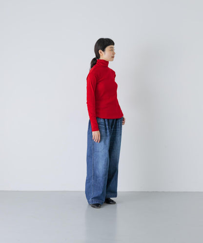 MEYAME SOFT RIB TURTLENECK