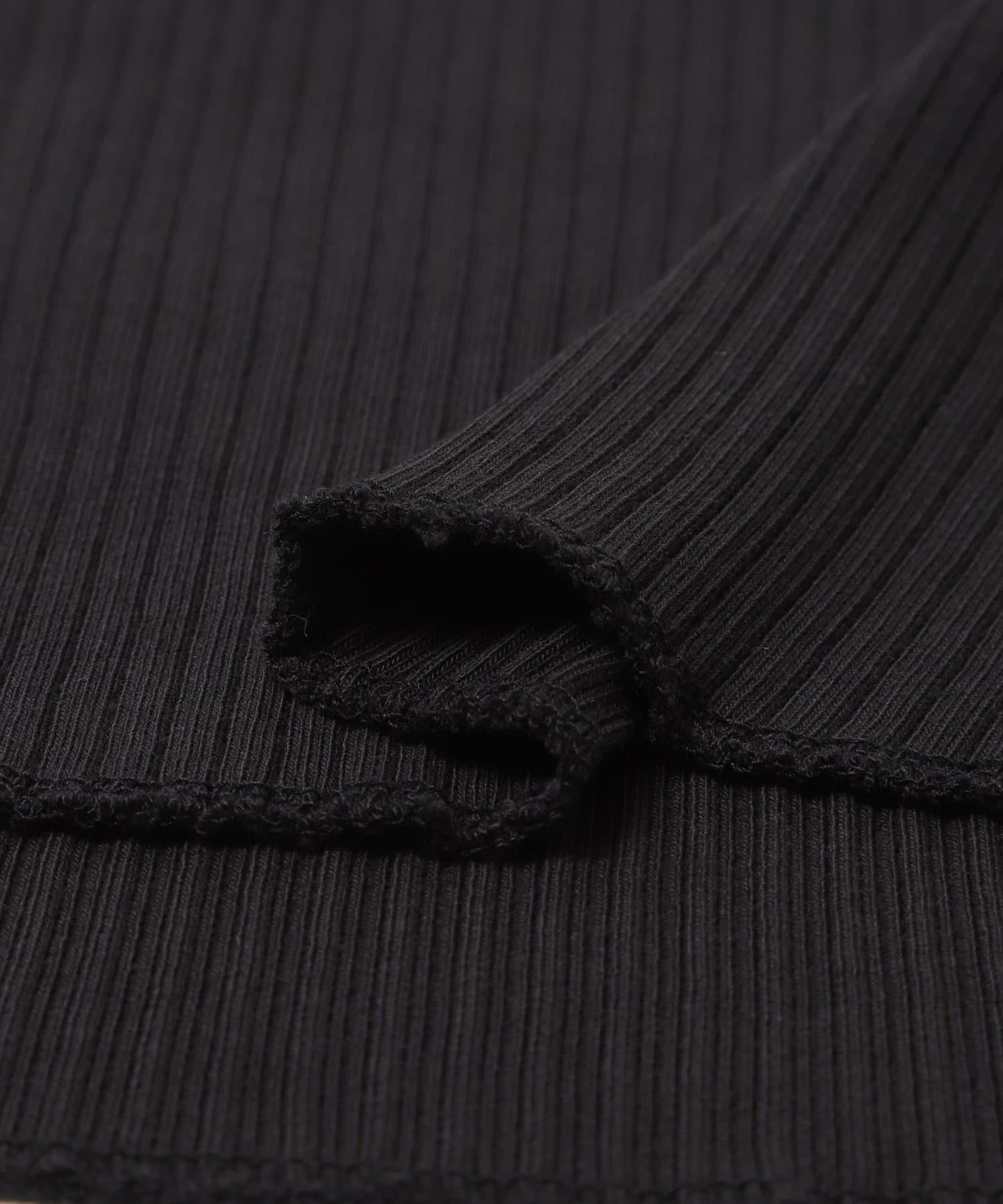 MEYAME OBLONG NECK RIB PULLOVER
