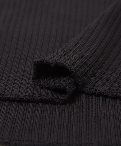 MEYAME OBLONG NECK RIB PULLOVER