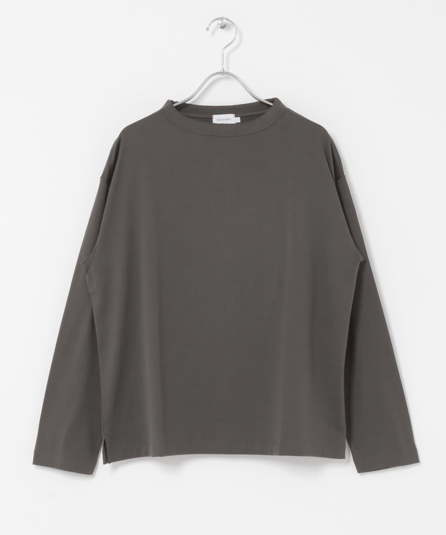 handvaerk BOTTLE NECK LONG-SLEEVE T-SHIRT