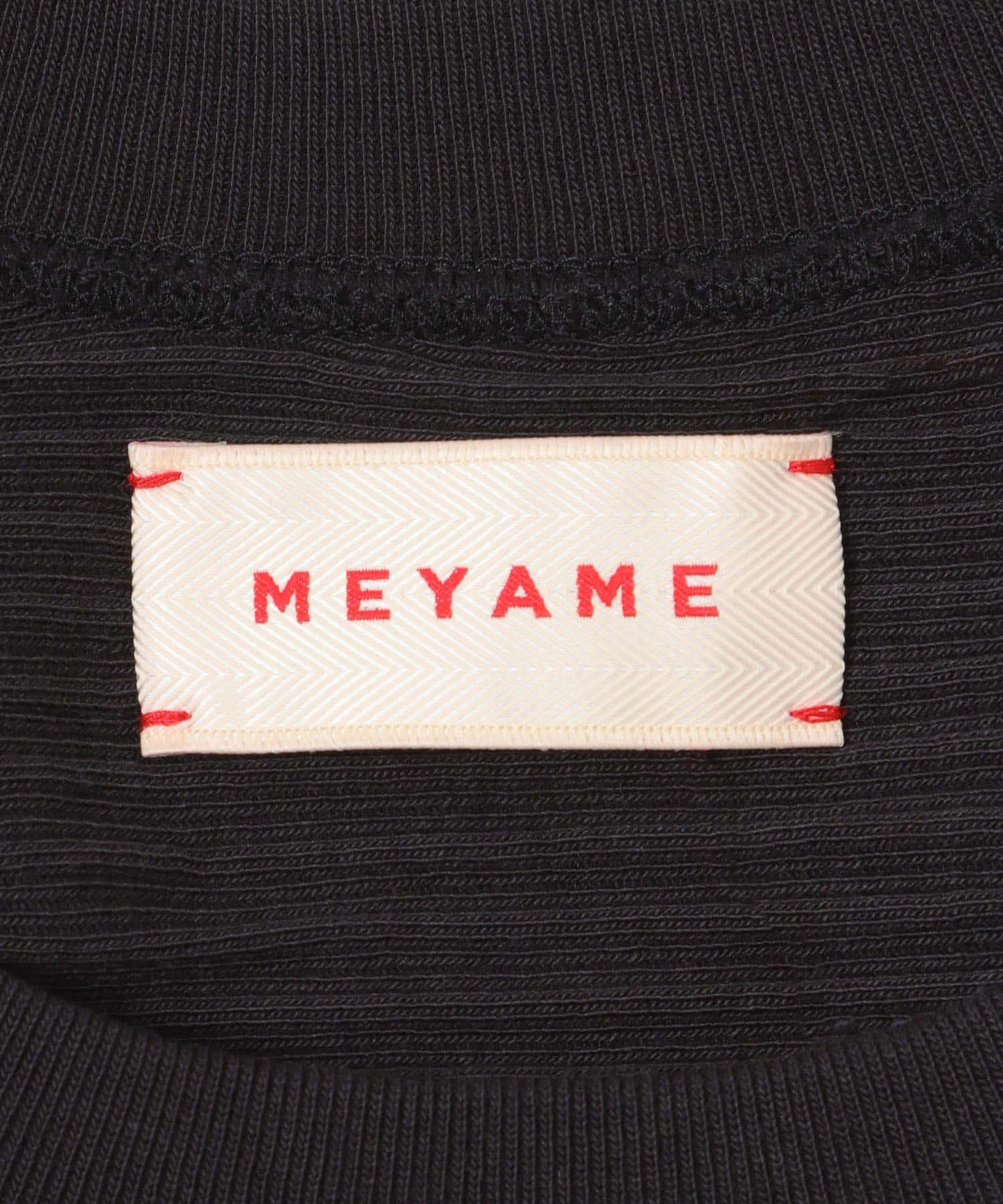 MEYAME OBLONG NECK RIB PULLOVER