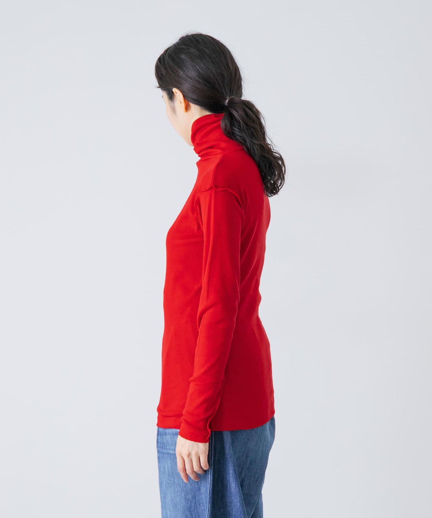 MEYAME SOFT RIB TURTLENECK